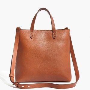 Madewell zip top medium transport crossbody tote